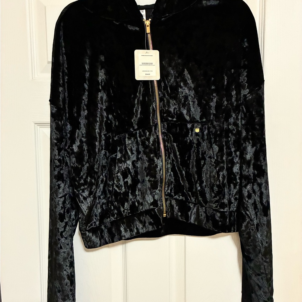 Fabletics Black Teddy Jacket